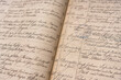 © Henryk Niestrój - stary rękopis archiwalny do historii lub genealogii