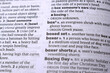 © BlueMistFilmStudios - Close Up Of English Dictionary Page With Word - Box