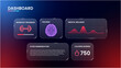 © Emon - Futuristic digital ui dashboard displaying health and fitness data with ai recommendations