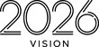 © ziaur - 2026 Vision: Clean Minimalist Typography Design for Goals Achievement