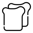 © afif - bread line icon