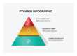 © berkah design - Pyramid Infographic concept. Three Tier Diagram For Data, Process, And Strategy Presentation.