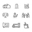 © Faizan - Architectural and Construction Line Icons Vector Illustration Set