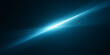 © HooD - Abstract bright blue light streak across a dark background with glowing energy and motion