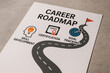 © tonstock - Career roadmap illustrates skill development certification goal tracking and professional growth planning