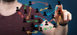 © vegefox.com - Image depicting networking, connections and communication. Ideal for business, technology, social media, and teamwork concepts.
