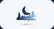 © Waqar - Sleep tracking app icon symbol of night rest monitoring, sleep analysis, and sleep cycle tracking technology