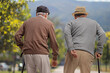 © Ljupco Smokovski - Rear view shot of two elderly men walking