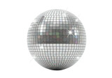Shiny disco ball PNG illustration isolated on transparent background for party decoration and design element