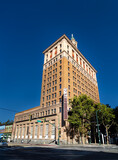 Renaissance Revival Bank of Italy Historic Building in downtown San Jose, California, United States, completed in 1926. This early skyscraper represents the city's architectural transition into the