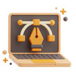 © Crindity - Pen tools Art Design 3D Illustration