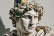 © Michael - Marble bust wearing a colorful party hat, symbolizing humor and celebration