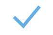 © Photix Studio - Light blue check mark approved checkmark icon
