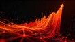 © Arip - Futuristic digital chart illustrating financial growth and market success with a rising arrow and data network connections