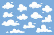 © stu-khaii - Hand drawn clouds collection, Cartoon cloud