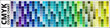 © Muhammad - Blue to Green Color Bridge Coated CMYK. Color Chart. Print Test Page. CMYK, Pantone. Vector color palette. PANTONE-03.eps