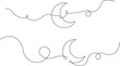 © mohammad - Elegant crescent moon line art for dreamy branding, celestial designs, and magical night themed projects, perfect for minimalist and modern aesthetic needs.