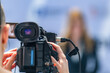 © Microgen - Camera at press conference records key statements, ensuring accurate media coverage. Its precise footage preserves critical details, supporting transparent public communication.