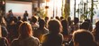 © Bohdana - The audience listening to speakers in a bright modern seminar room with large windows