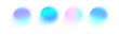 © Doloves - Set color circle gradient noise gradation. Abstract neon color blur mesh shape on white background. Gradient aura, watercolor blob with noise effect vector illustration