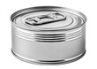 © harum - Metal can with pull-tab lid, isolated against black background
