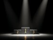© Gophotograph - Symbolic stage setting highlighting champions and victory.