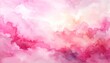 © wanna - Abstract watercolor paint texture with pink splashes and artistic grunge design