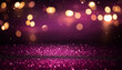 © MdAbdul - Pink glitter lights show on stage with bokeh elegant lens flare abstract background dust sparks