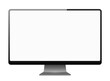 © PixMarket - Modern computer monitor with blank white screen