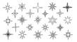 © emaro - Twinkling Starburst Collection Unique Vector Designs for Celestial Projects
