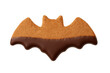 © PerfectPhoto - Bat shaped cookie with melted chocolate coating for halloween