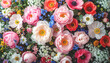 © WABISUKE - 華やかなあふれるような春の花々