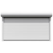 © Atick Tajwar Khan - White Roller Shutter Door isolated on a transparent background 1