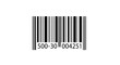 © Muhammad - A simple barcode image with black vertical lines and the number sequence five zero zero dash three zero ai generated
