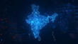 © Ruhel - India map digital binary code network connection, abstract futuristic technology background, india innovation and technology concept