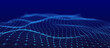 © Lin1800 - Modern design of network connection structure. Abstract background with interlacing dots and lines. 3D rendering.