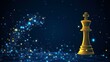 © yuan - Digital chess king, strategic network