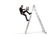 © Ljupco Smokovski - Businessman falling from a ladder
