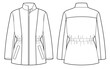 © Olesya - Women's elastic waist jacket with zipper on front