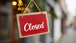 © sabyna75 - Closed shop sign during tax holidays for temporary business closure