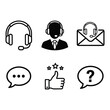 © MD Riad Hossain  - Outline vector icons for customer support and communication services
