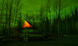 © Mila - Aurora Borealis, Northern Lights, near Arctic Circle, Dempster Highway, Canada.