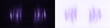 © Виктория Проскурина - Png Purple Neon Light Ring Overlay PNG on transparent background