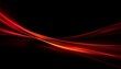 © Raffaza - Luminous red and gold light trails flow with dynamic energy across a deep black background