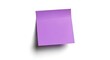 © MumarProject - Isolated lavender sticky note against a plain white background provides versatile graphics