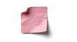 © MumarProject - Wrinkled pink notepaper with delicate shadows on an isolated white surface studio shot