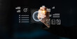 © InfiniteFlow - Concept of time management and productivity. Using tools like calendars and checklists to schedule tasks, set goals, and meet project deadlines for business efficiency. Fermion