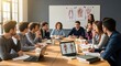 © Raihan - Engaged medical students collaborating on anatomy project during group study session in sunlit classroom, discussing human body science and healthcare