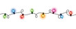 © Kateina - Seamless colorful christmas lights on chain pattern on transparent background