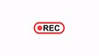 © Amal Stock - Video recording rec button icon symbol for streaming live broadcast rec